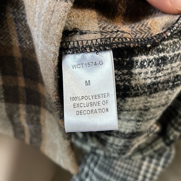 THML Plaid Button Up Jacket M - Picture 9 of 11